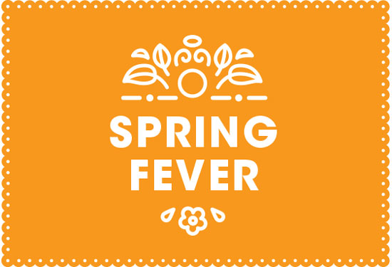 Illustration of a poster that promotes the Metro Spring Fever event