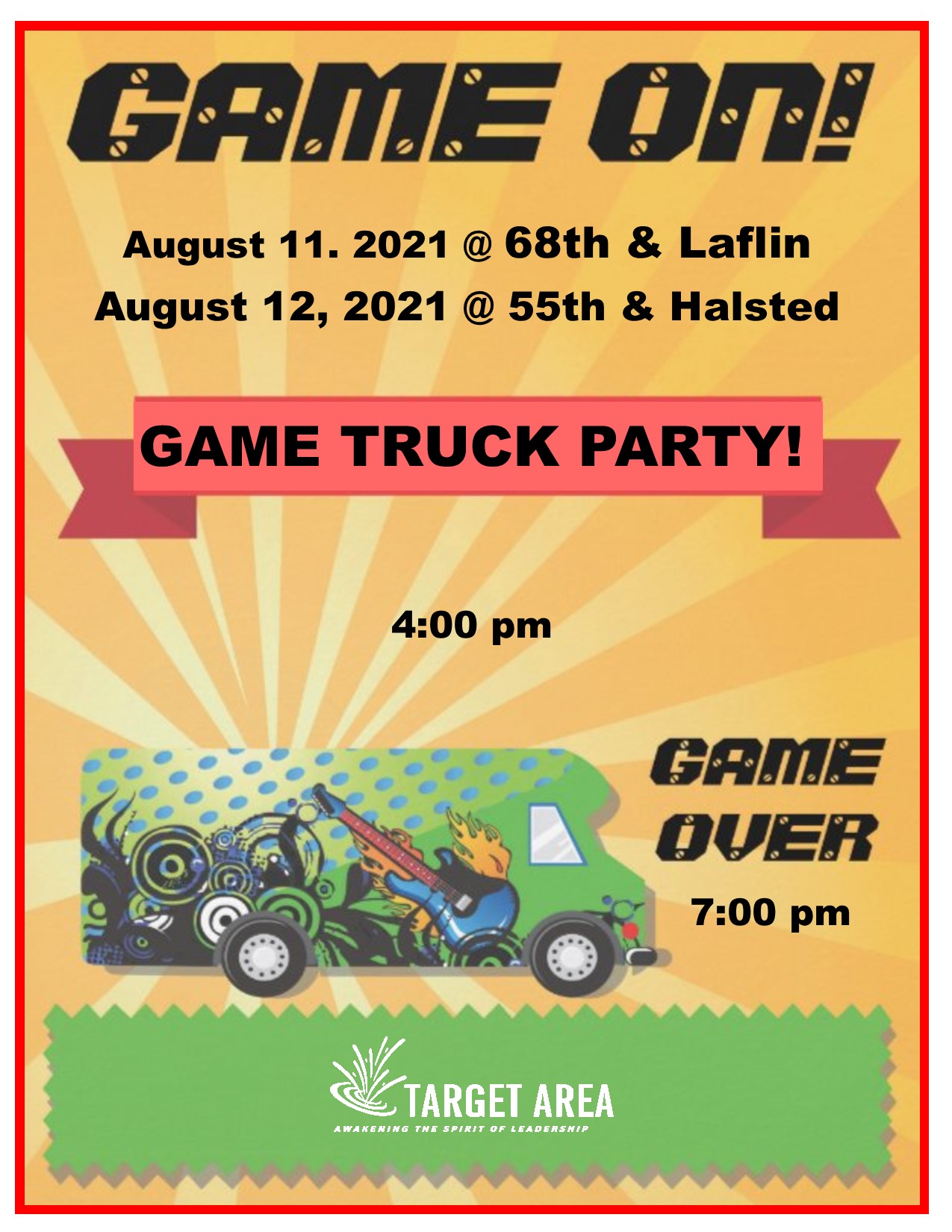 Game Truck Party Metropolitan Family Services